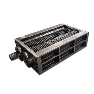 Penghancur poros ganda bersegel antidebu-untuk urinoir plastik medis, penutup <span class=keywords><strong>Bedpan</strong></span> & daur ulang kepingan nampan sekali pakai - Product Image 1