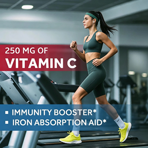 Tabletas de Hierro 65mg + Vitamina C 250mg OEM ODM, 60 Unidades – Amigables con el Estómago, Recubiertas, Sin Gluten, Veganas, Suplemento Dietético - Product Image 4