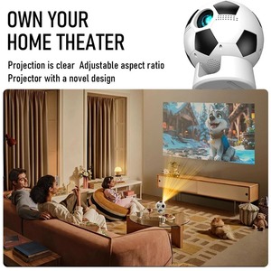 Proyector Portátil con Forma de Balón de Fútbol, 720P, Inalámbrico, WiFi, Batería Integrada, para Uso Doméstico - Product Image 5