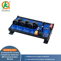 Module de détection de transformateur de courant alternatif isolé 6 canaux RS485 AoShangMing Modbus RTU