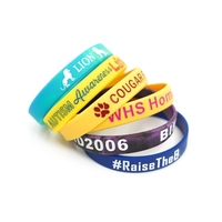 Gelang Silikon Personalisasi, Gelang Promosi Silikon, Gelang Karet Silikon, Gelang dengan Logo Embos Custom
