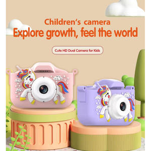 Appareil photo <span class=keywords><strong>pour</strong></span> enfants licorne, jouets <span class=keywords><strong>pour</strong></span> enfants, vidéo HD, double objectif, appareil photo selfie, MicroSD, écran 2,0 pouces, stockage 32 Go, excellent cadeau de Noël ou d'<span class=keywords><strong>anniversaire</strong></span> - Product Image 4