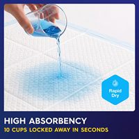 PULP Chucks Cotton Disposable 36x36 Underpads |   50 unités |   Alèses absorbantes extra larges pour incontinence |   Étanche et anti-fuite |