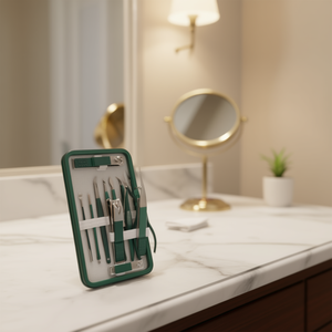 Kit de soins des ongles en acier inoxydable, 12 pièces, outils de manucure et pédicure ultra-affûtés, coffret cadeau pour hommes et femmes - Product Image 2