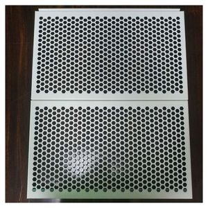 Système de <span class=keywords><strong>plafond</strong></span> à grille en aluminium Théâtres Bureaux Excellente réduction du bruit Plafonds perforés - Product Image 3