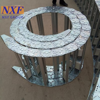 NXF 316/0Cr17Ni12Mo 2 Guide-câble électrique Porte-câble en acier Type pont en acier Chaîne à maillons de chaîne de traînée