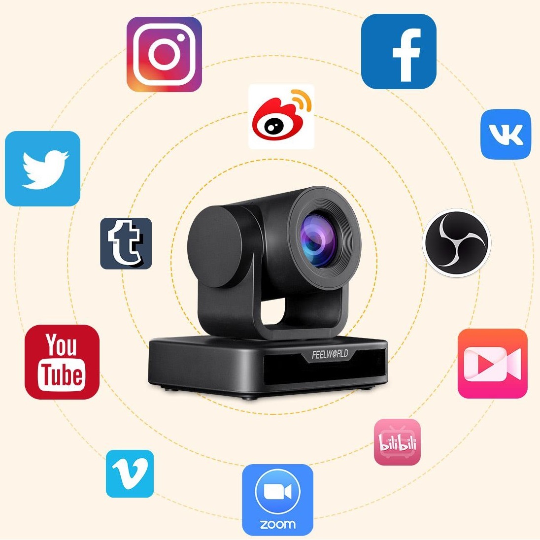 USB10X USB PTZ Video Conference <strong>Camera</strong> 10X <strong>Optical</strong> <strong>Zoom</strong> 1080P Plug and Play for Online Education With Remote Control