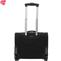 Bagages durables et imperméables en polyester, 4 compartiments, 16 pouces, sacoches à roulettes pour ordinateur portable, valises de voyage d'affaires