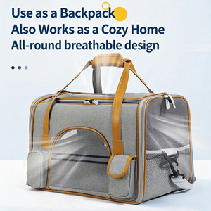 Nouveau Sac de Transport <span class=keywords><strong>pour</strong></span> Animaux 2026 avec Roues Détachables, Homologué Avion, Pliable, <span class=keywords><strong>pour</strong></span> Chats et Chiens, avec Poignée Télescopique et Bandoulière - Product Image 3