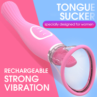 Weiblicher Masturbator Starker Leistungsstarker Klitoris-Zungen-Vibrator für Frauen Leckender Sauger Klitoris-Stimulator Sexspielzeug für Frauen