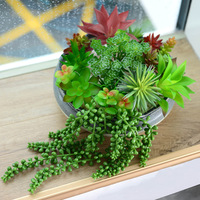 Bonsaïs artificiels réalistes, arrangements floqués et floraux pour mariages, maisons, bureaux et murs végétaux, décorations DIY
