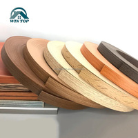 Bande de chantournage PVC auto-adhésive à chaud pour bois, motif grain de bois, pour meubles, type PVC