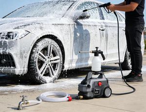Nuova Idropulitrice Commerciale Portatile SWPO 1200-1600W, Pressione Regolabile ad Acqua Fredda per Autolavaggi - Product Image 3