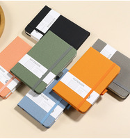 Cuaderno A5 con Tapa Dura de Cuero PU, Grabable con Láser, con Encuadernación Cosida con Hilo, para Oficina, Escuela, Negocios y Otros Usos