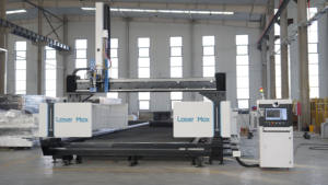 5-Achsen 3D-Faserlaserschneidemaschine für Extra Lange Profile 26800x2800mm Arbeitsbereich 12000-60000W Industriequalität - Product Image 2