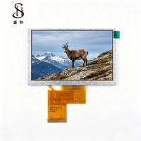 BOE IPS LCD 5 Zoll 800x480 Auflösung RGB 50PIN 600 Nits LED-Hintergrundbeleuchtung Industriequalität -20°C 70°C Betriebstemperatur LCM-Panel