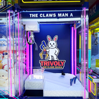Machine à griffes d'arcade à retour sur investissement élevé, distributeur de jouets générant des revenus pour les propriétaires d'entreprises