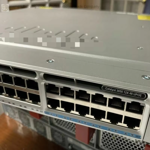 สวิตช์ 48 พอร์ต รุ่น Ws-c3850-12x48wbru-s พร้อม C3850-nm-2-40g ระบบจ่ายไฟคู่ ของแท้ใหม่ พร้อมส่ง สำหรับระบบอัตโนมัติอุตสาหกรรม - Product Image 1