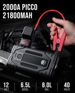 Alat Starter Mobil Portabel <span class=keywords><strong>12V</strong></span> 7200mAh, Booster Baterai, Perlengkapan Darurat untuk Memulai Mesin Saat Darurat - Product Image 5