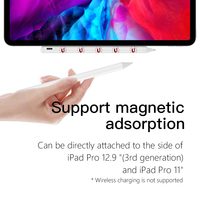 Stylet en métal et plastique écologique de haute qualité avec pointe remplaçable et attraction magnétique pour écrans tactiles et iPad