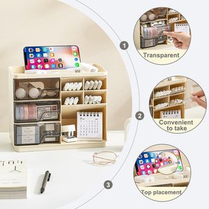 Organisateur de rangement de bureau, tiroir de rangement, boîte de rangement en plastique - Product Image 2