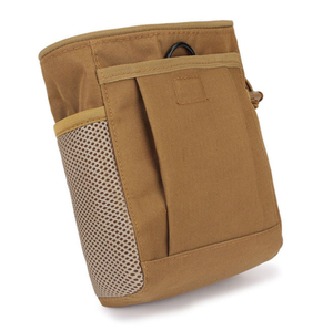 DFB107 Brown Green <b>Molle</b> Hook Magazine <b>Bag</b> Pouch with <b>Molle</b> Strap Side Mesh Pouch - Product Image 3