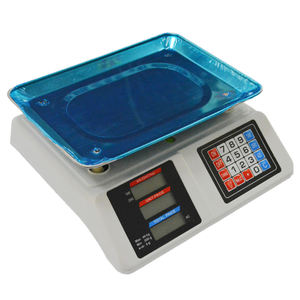 Leaone 40kg इलेक्ट्रॉनिक वाणिज्यिक वजन पैमाने 30kg डिजिटल स्टेनलेस स्टील मूल्य कंप्यूटिंग पैमाने खुदरा दुकानों के लिए - Product Image 6