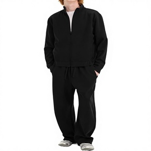 Chaqueta de Lujo Minimalista con Textura Waffle Sólida, Estilo Urbano, Cuello Alto, Cremallera, Cordón Ajustable en la Cintura, Ligera, Transpirable y de Secado Rápido - Product Image 3