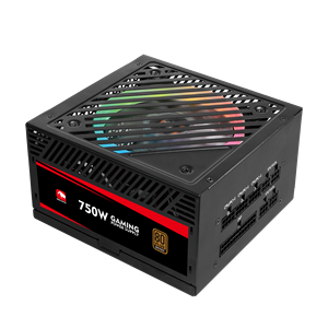 ESGAMING ventilador RGB silencioso duradero totalmente Modular PC de escritorio Gaming PSU 750W 80 + fuente de alimentación de voltaje completo de bronce para carcasa de ordenador - Product Image 2