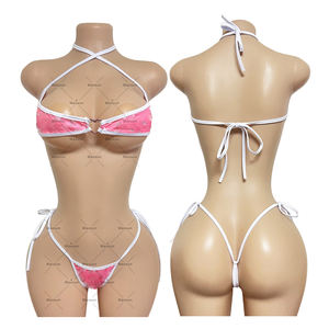 Maxsun Abbigliamento da Ballo Esotico a Due Pezzi, Sexy Costume da Pole Dance in Rete, Outfit da Spogliarellista MS184 - Product Image 4