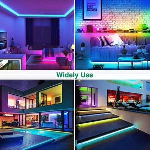 Banqcn personalizzato personalizzato 24V RGB flessibile 16.4 Ft/5m IP67 impermeabile in Silicone Neon striscia Led luci corda per parete - Product Image 4