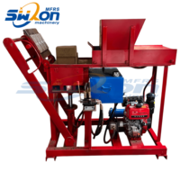 Machine de fabrication de briques en argile à entraînement hydraulique, à moteur diesel, écoénergétique et écologique, modèle Lagos, la plus vendue