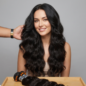 Paquetes de Cabello Humano Remy Indio SV3 al por Mayor |   Máquina de Doble Trama |   Sin Enredos, Sin Desprendimiento |   Todos los Colores |   Extensiones de Cabello Permanentes - Product Image 1