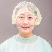 Pabrik Topi Bouffant Putih yang Diproduksi dari Bahan PP, Penutup Rambut Sekali Pakai untuk Kontrol Infeksi