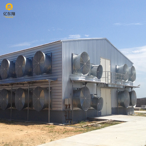 Trọng Lượng Nhẹ Thiết Kế Trung Quốc Đúc Sẵn Kết Cấu Thép Xây Dựng Nhà Gà Cho Gia Cầm Trang Trại Và Nhà Kho - Product Image 4