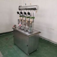 Prix de revient d'usine Embouteillage semi-automatique Mini petite machine de remplissage de bouteilles d'eau minérale PET Prix de l'usine d'eau minérale