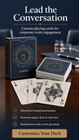 Maßgeschneiderte Britische Führungskarten Professionelles Coaching-Tool für Teambuilding Luxuriöses Business-Management-Deck als Geschenk