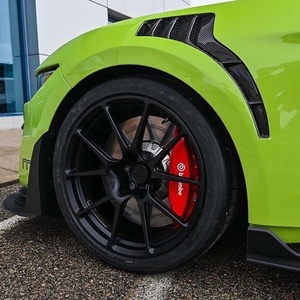 Ailes avant en Fiber de carbone de Style AC pour Ford <span class=keywords><strong>Mustang</strong></span> 2015 2016 2017 Kit de carrosserie de remplacement - Product Image 3