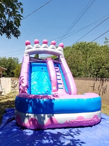 Conception Unique enfants toboggan gonflable gonflable <span class=keywords><strong>funhouse</strong></span> avec toboggan - Product Image 2