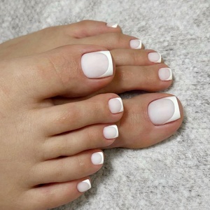 Uñas Postizas Reutilizables al por Mayor, Puntas de Uñas Artificiales para Extensión de Uñas de los Pies, Cobertura Completa, para Salón de Belleza - Product Image 1