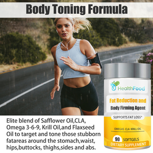 Gélules amincissantes de qualité supérieure avec Oméga CLA et huile de krill pour favoriser la perte de graisse, la réduction de graisse et le raffermissement corporel - Product Image 6