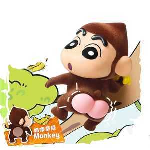 100% Original MINISO Crayon <span class=keywords><strong>Shin</strong></span>-<span class=keywords><strong>Chan</strong></span> Adorable PVC Animal Butt Series Figura Linda caja ciega - Product Image 4