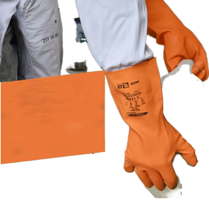 Guantes de látex de alta calidad para el trabajo, manoplas de goma resistentes a químicos industriales, resistentes al aceite y ácido alcalino de doble Color - Product Image 6