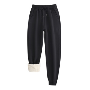 Manufacturer Wholesale High Quality Winter Pants Warm <strong>Fleece</strong> Fur Sherpa <strong>Lined</strong> <strong>Women</strong> Sweatpants <strong>Joggers</strong> - Product Image 2