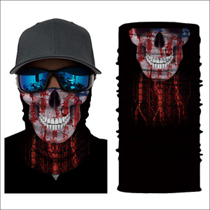 Unisex elegante Live Free Thin Blue Line <span class=keywords><strong>Flag</strong></span> American Quick Dry microfibra copricapo Outdoor Magic <span class=keywords><strong>Bandana</strong></span> Neck ghetta - Product Image 3