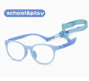 China Groothandel Kids Pc Tr90 Optische Kids Nieuwe Eye Flexibele Kinderen Bril Kid Frame