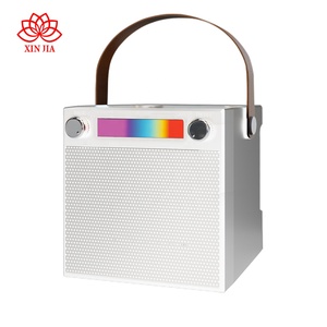 Wholesale New Kids Family RGB Light Show Rechargeable Karaoke Machine Mini Bluetooth <strong>Speaker</strong> with Dual Wireless - Product Image 2