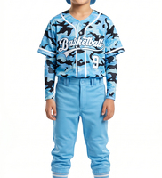 Ensemble d'uniformes de baseball et de softball personnalisés par sublimation PURE, vente en gros de pantalons de baseball, maillots de baseball pour jeunes