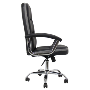 Sedia da Ufficio con Braccioli in Metallo, Sedia Ergonomica Direzionale, <span class=keywords><strong>Produzione</strong></span> e Vendita Diretta dalla Fabbrica - Product Image 3