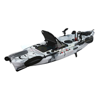 Kayak de pêche avec moteur électrique, kayak modulaire, caiaque en plastique rotomoulé, bateau skiff, bateau à moteur Tuffy